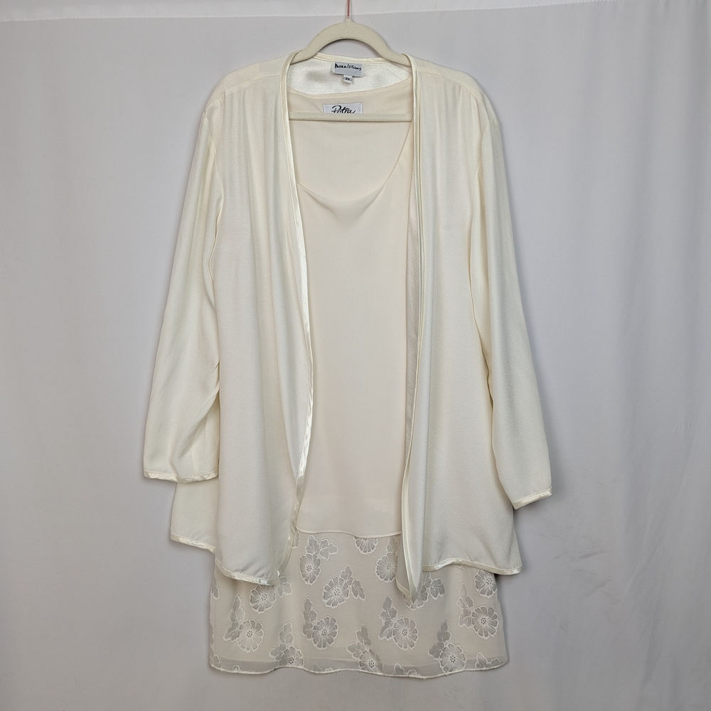 Vintage 90s Patra 2-Piece Dress Set Topper